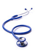 Photo : The stethoscope isolated on the white background The stethoscope isolated on the white background