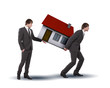 Collage symbolizing the real estate business
