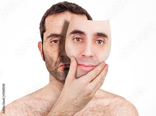 Photo: Behind the mask Behind the mask