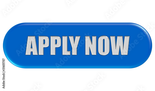Illustration: Button blau Seiten rund APPLY NOW Button blau Seiten rund APPLY NOW