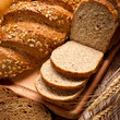 assortment of baked bread