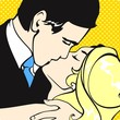 Kissing couple