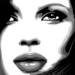 Viso Donna Clip Art-Stylized Woman Girl's Face-Vector Viso Donna Clip Art-Stylized Woman Girl's Face-Vector