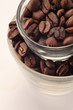 coffee beans two cups