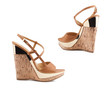Women's shoes on a white background.