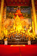 Buddha statues made of gold