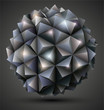 Dark Origami Ball.