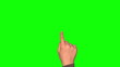 Hand one click and two click