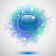 Sfondo con bottone floreale- Floral button background Sfondo con bottone floreale- Floral button background