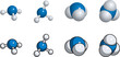 ammonia molecule ammonia molecule