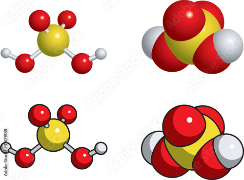 Sulfuric Acid Molecule