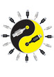 Yin-yang in usb style. Vector illustration.