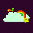 Rainbow Sun banner