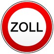 Illustration: ZOLL Schild ZOLL Schild