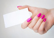 Blank business cards