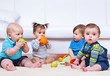 Four toddlers