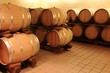 Weinkeller Barrique Holzfässer Rotwein,Elsass,Frankreich