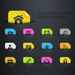 brilliant web icons in the pockets