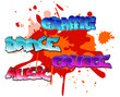 Graffiti elements background
