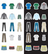 Vektor: Men's fashion Men's fashion