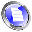 3d glossy button with note icon 3d glossy button with note icon