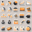 economic Orange Stickers economic Orange Stickers