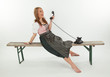 girl with phone