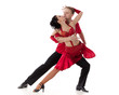 Dancing young couple. Dancing young couple.