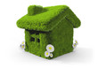 Maison verte écologique 3d