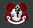 gun hand rose