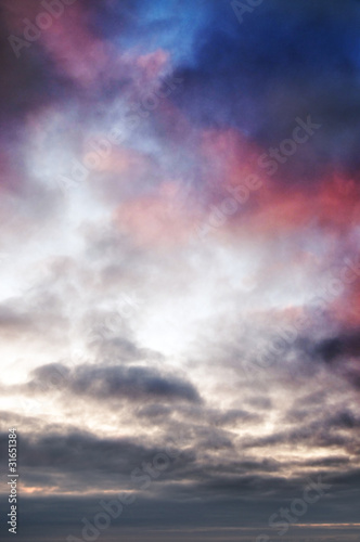 Photo: Red and purple sky Red and purple sky