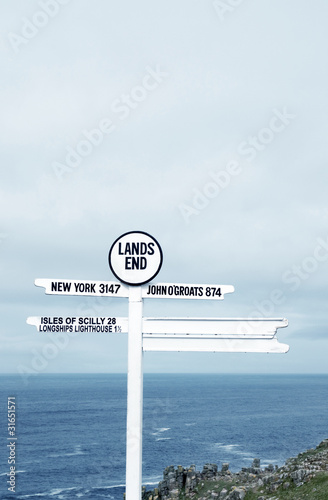 Photo: Lands End sign post Lands End sign post