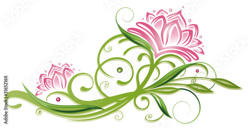 Vektor: Lotus, Lotusblüte, Wellness, Seerose, Rose, Yoga, bunt Lotus, Lotusblüte, Wellness, Seerose, Rose, Yoga, bunt