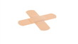 Plasters arranged crosswise rotating