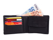 Portemonnaie mit Bargeld und Karten
