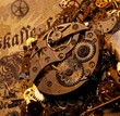 Photo: The gears on the old banknote The gears on the old banknote