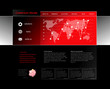 Red website template