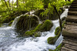 Wodospad na plitvickich jeziorach w Chorwacji. Wodospad na plitvickich jeziorach w Chorwacji.
