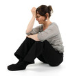 Foto: melancholische Frau melancholische Frau