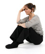 Foto: melancholische Frau melancholische Frau