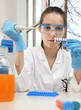Researchers loads samples for DNA analysis
