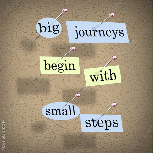 Ilustração : Big Journeys Begin With Small Steps Big Journeys Begin With Small Steps