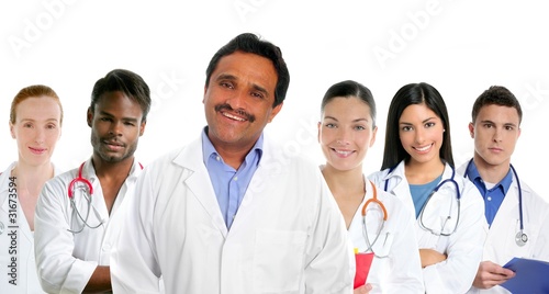 Photo: Indian latin expertise doctor multi ethnic doctors Indian latin expertise doctor multi ethnic doctors