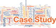 Case study background concept