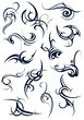 Set of tribal art Set of tribal art