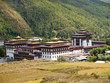 The Tashichhoedzong in the city of Thimpu in Bhutan The Tashichhoedzong in the city of Thimpu in Bhutan
