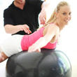 Rückentraining mit Gymastikball
