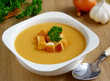 Pea cream soup.