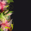 fleurs et arabesques