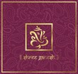traditional Hindu wedding card